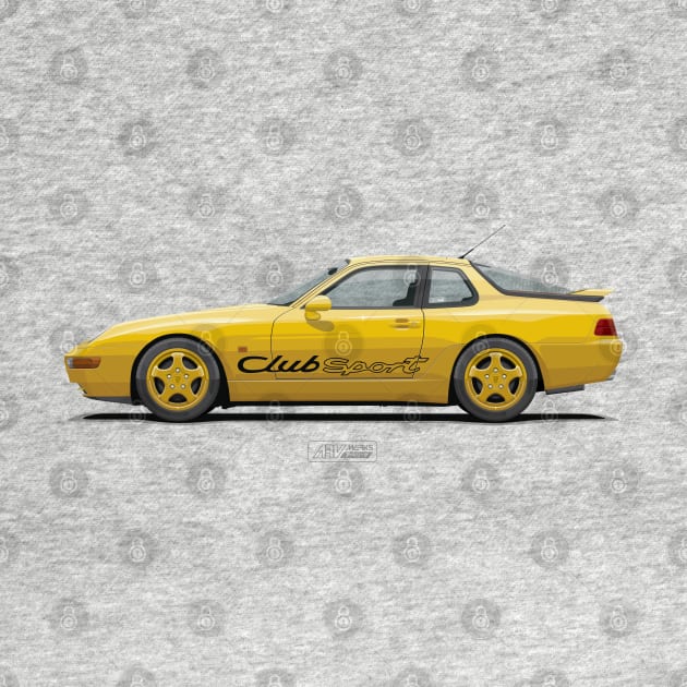 968 Club Sport Speed Yellow by ARVwerks